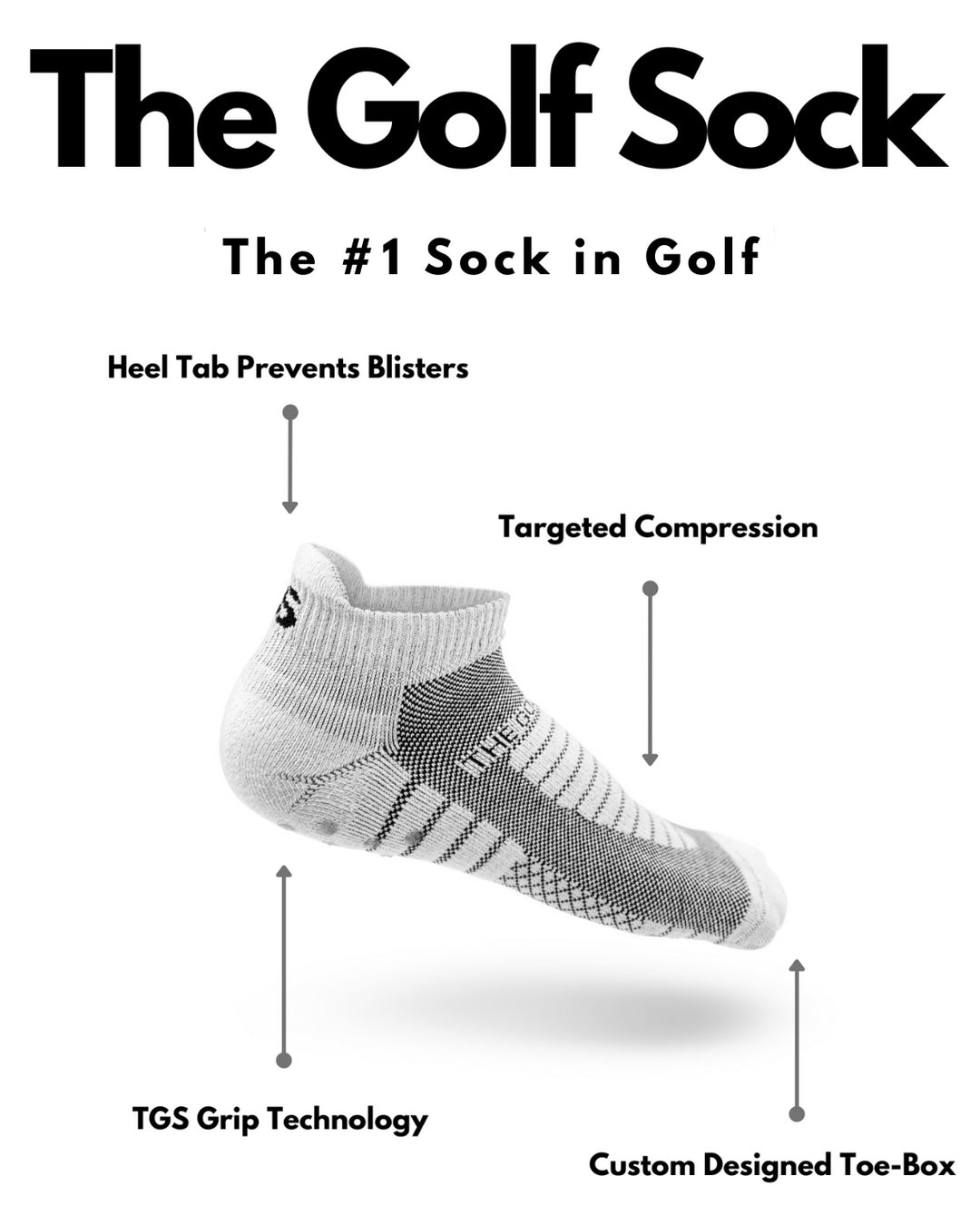 メンズウェア GOOLD GOLF ROCKERS JACQUARD 3LINE SOCKS Golf Gear Socks Men's Crew Sock